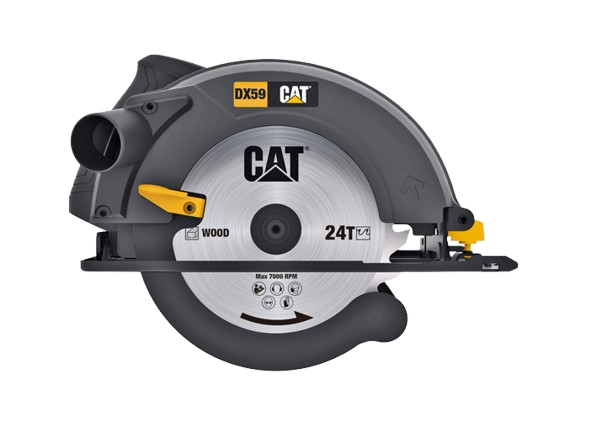 מסור עגול 185מ"מ/"DX59 CAT 1400W 71/4